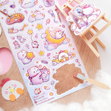 🌟🎨 It’s time for a cosmic art party! Join @chickiecafe’s little artists as they turn the night sky into their own sparkling canvas. With paint palettes, twinkling stars, and a moonlit masterpiece in the making, every brushstroke is a dream taking shape in the clouds.