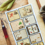 🍂📔 Between the pressed leaves and handwritten notes of these vintage botanical journals lies a treasury of woodland wonders—red squirrels leaping between branches, chipmunks gathering the season’s last feast, and autumn’s palette captured in every petal and frond.