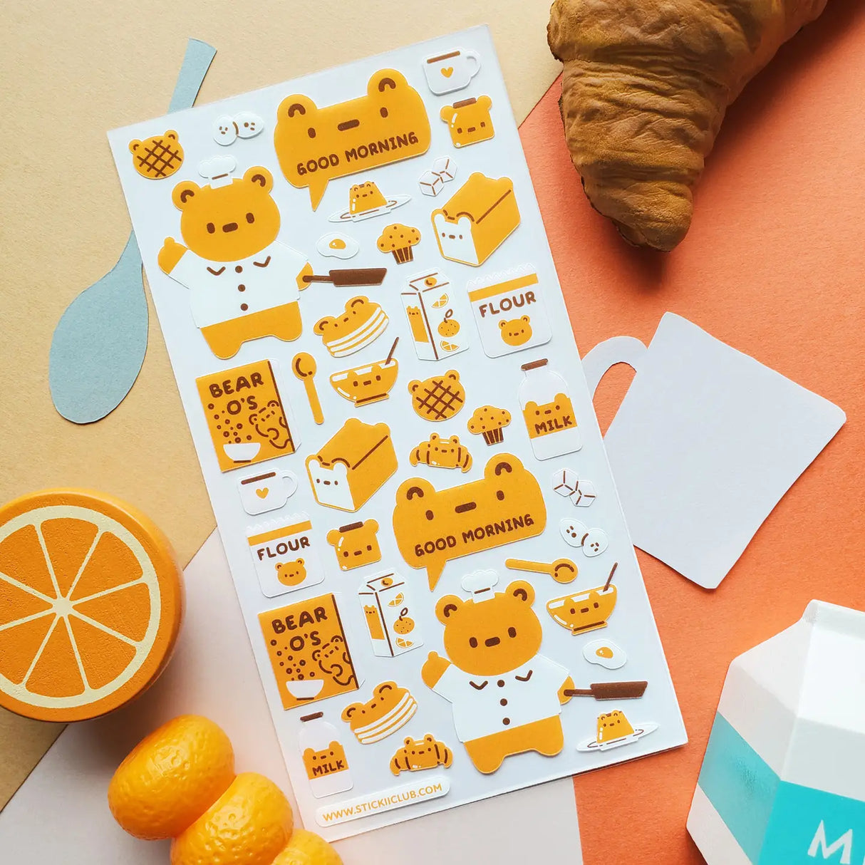 STICKII Bear-Y Good Morning Sticker Sheet