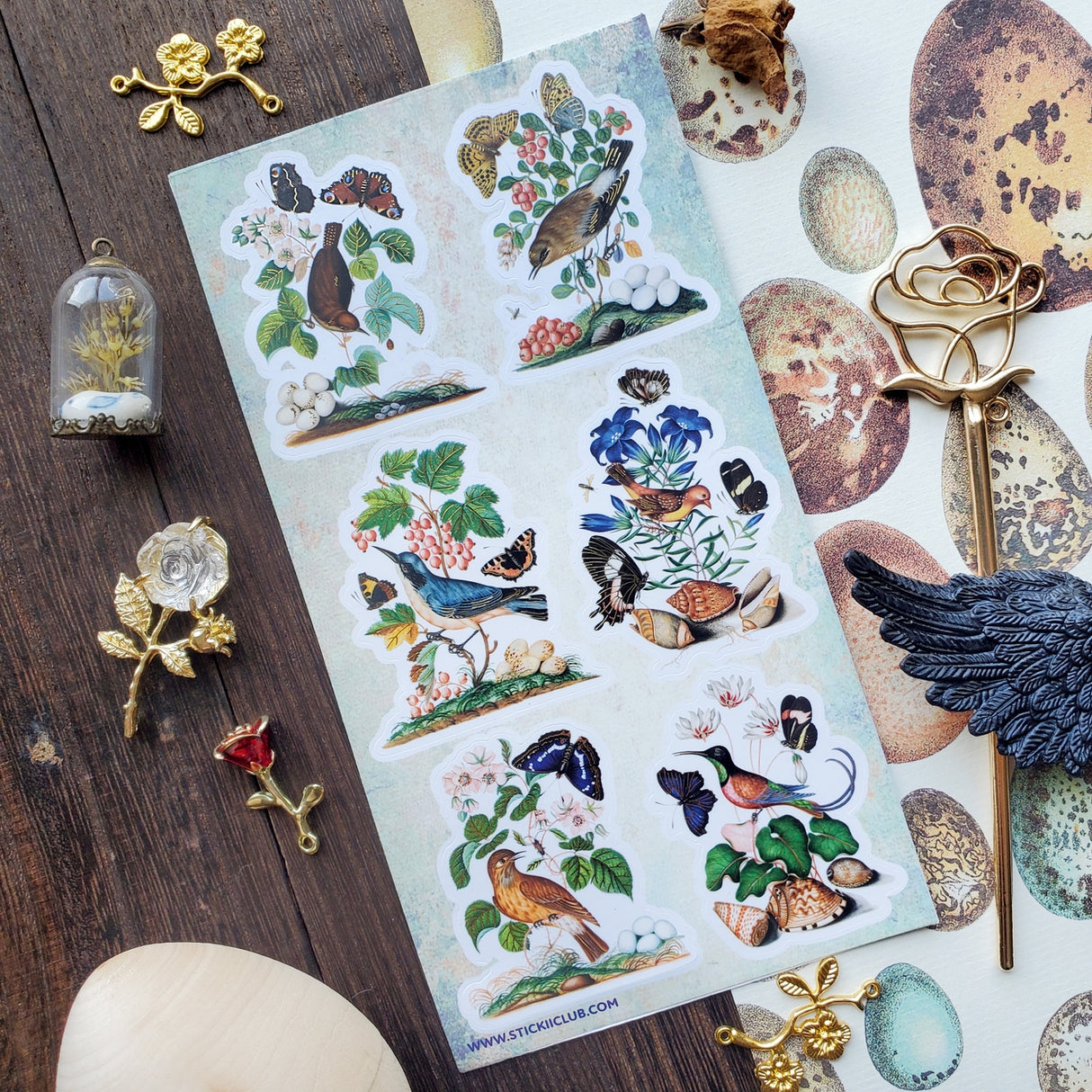 STICKII Bird & Butterfly Watching Sticker Sheet
