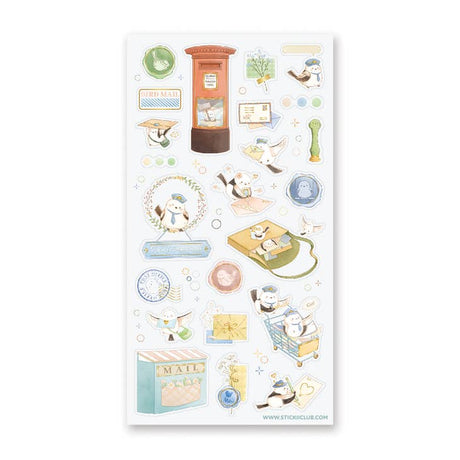 STICKII Bird Post Sticker Sheet Snailmail