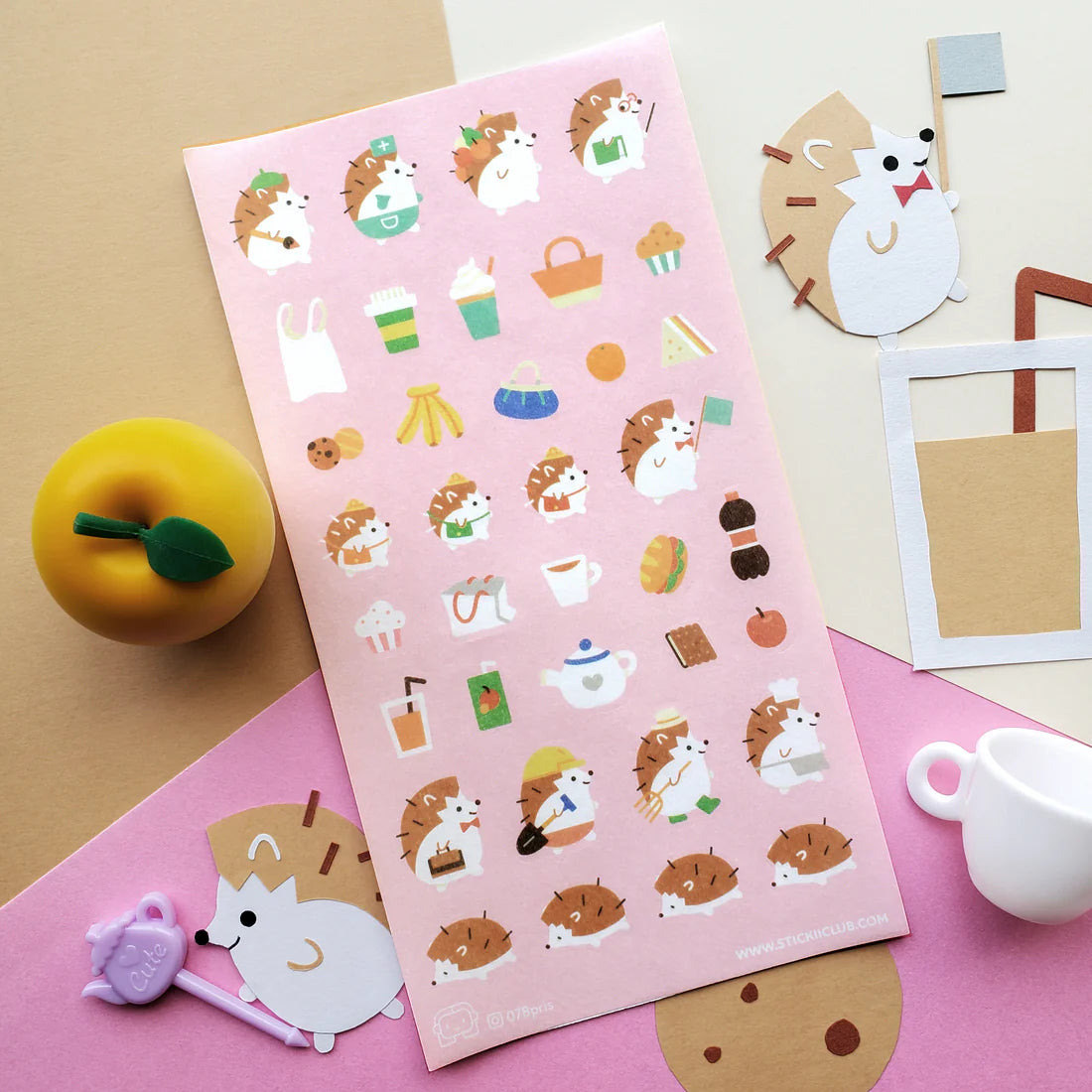 STICKII Career Critters Sticker Sheet