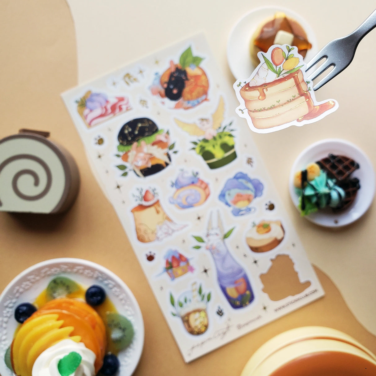 STICKII Celestial Cat Cafe Sticker Sheet