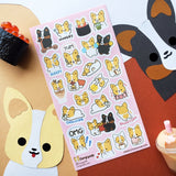 STICKII Corgi Cuties Sticker Sheet