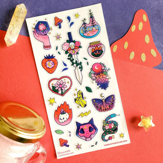 STICKII Electric Adventure Sticker Sheet