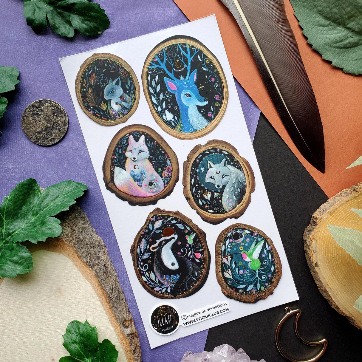 STICKII Fairytale Animals 2 Sticker Sheet