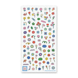 From retro daisies and funky florals to sweet little sprouts and starry blossoms, this sheet is like a pocket-sized garden you can take anywhere. Scatter them across your pages and watch your spreads bloom!

Art by @cocomomo

Top Coating: None
Adhesive Layer: PVC (plastic)
Backing Layer: Clear PET
6.69" x 3.54".
Weight - 0.03lbs.
1 sheet included