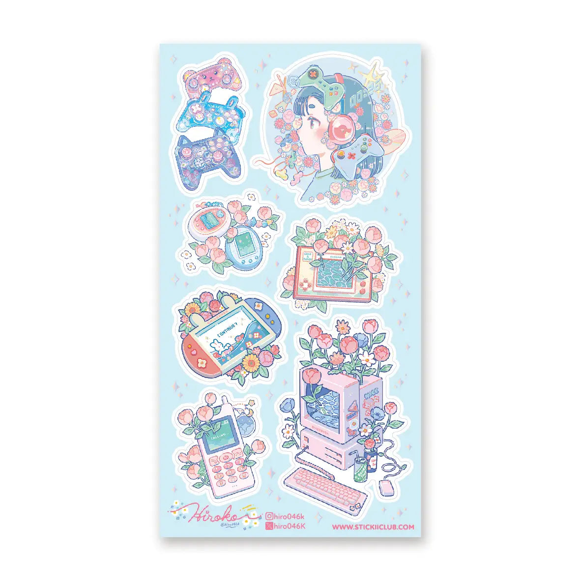 STICKII Gaming Wonderland Sticker Sheet