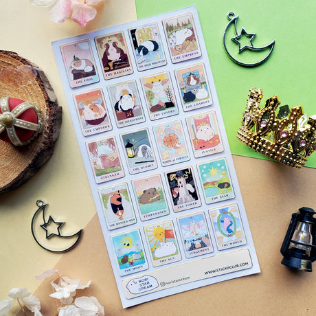 STICKII Guinea Pig Tarot Sticker Sheet
