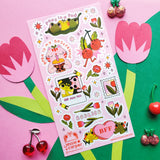 🍒🐸 You love your friends to the moon and back, just like @thejessiecarper's super sweet besties who are like peas in a pod!
