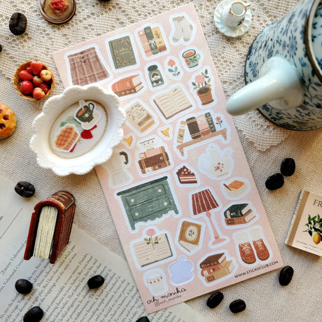 STICKII Literary Sanctuary Sticker Sheet