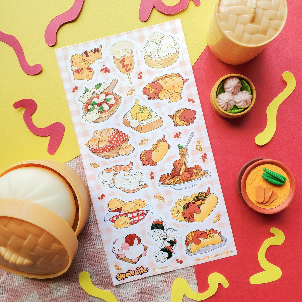 Bites Label Sticker STICKII Pup-Tastic Bites Sticker Sheet – Little Craft Place