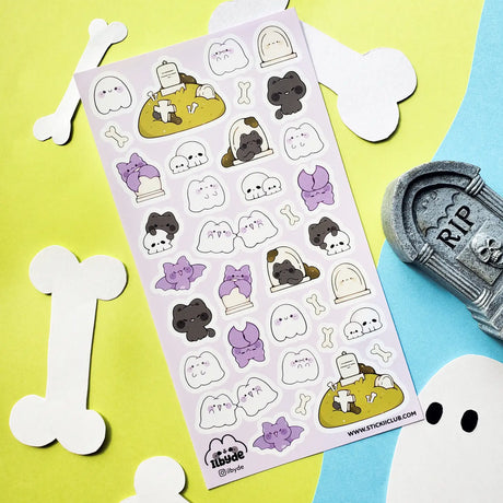 STICKII Spookii Cats & Bats Sticker Sheet
