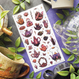 🫖✨ These enchanted pots and cups aren’t just for sipping—they’re hiding dragon guardians, crystal clusters, cosmic owls, and mushroom charms inside their swirling designs. Whether they’re steeping starlight, conjuring cosmic blends, or serving up a dash of forest magic, this mystical tea party is ready to pour a whole lot of wonder into your day!