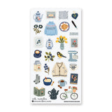 STICKII Sweater Weather Joy Sticker Sheet

🫖📖 With warm knits and teapots, brew a cozy daydream with @och_monika’s delightful set. From the soft blue sweater, a reminder of autumn days, to a vintage bicycle rolling through the garden, these designs invite us to slow down, sip some tea, and savor life’s simple pleasures.