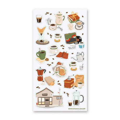 STICKII Tranquil Cafe Sticker Sheet