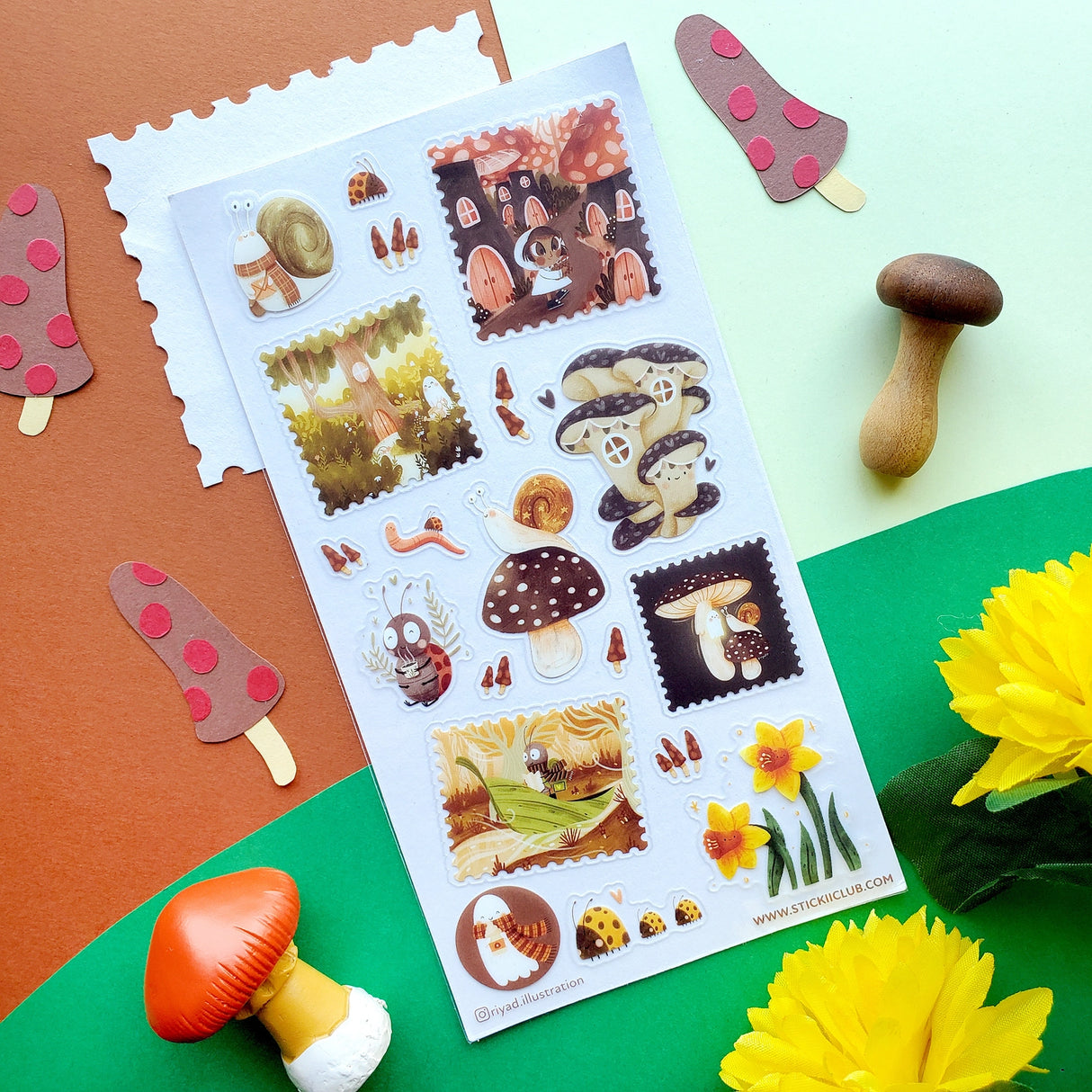 STICKII Whimsical Woods Sticker Sheet