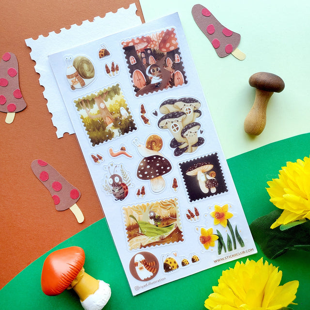 STICKII Whimsical Woods Sticker Sheet