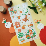 STICKII Winter Orange Harvest Sticker Sheet