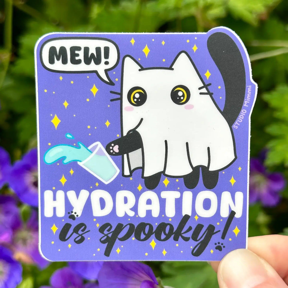 STUDIO Mimmi - Hydration Is Spooky Vinyl Sticker

For all my dehydrated girlies and guys, remember to drink water. Your body will thank you.

Material: Printed on premium vinyl that’s durable and weather resistant. Created with a special laminate that protects stickers from exposure to wind, rain and sunlight. You can even put them in your dishwasher!

Size: 2.80" x 3.00" inches