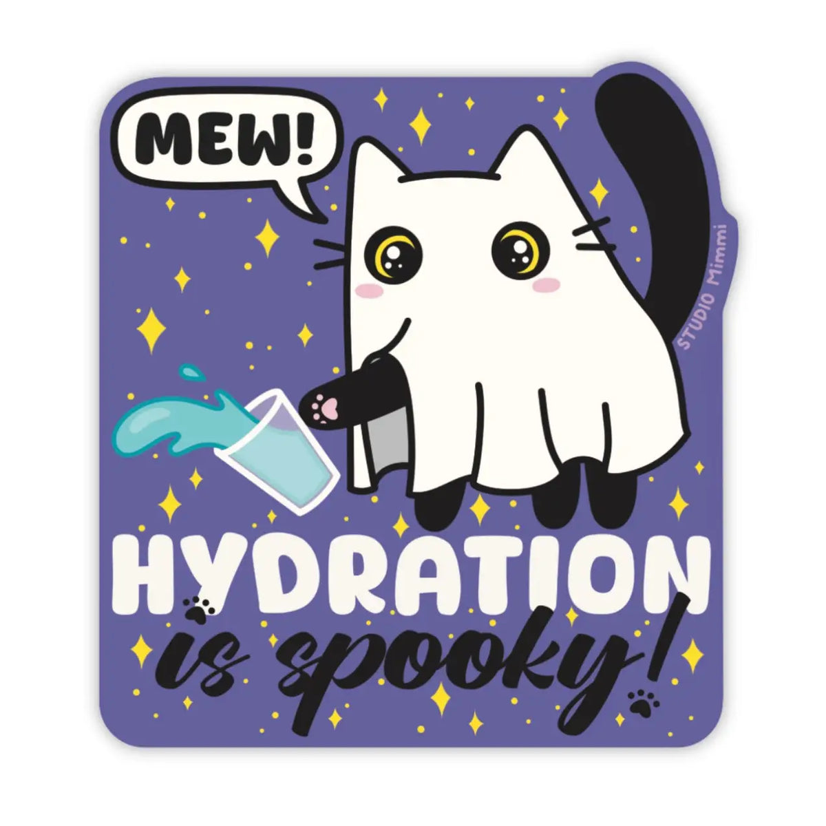 STUDIO Mimmi - Hydration Is Spooky Vinyl Sticker

For all my dehydrated girlies and guys, remember to drink water. Your body will thank you.

Material: Printed on premium vinyl that’s durable and weather resistant. Created with a special laminate that protects stickers from exposure to wind, rain and sunlight. You can even put them in your dishwasher!

Size: 2.80" x 3.00" inches
