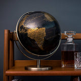 Introducing World Tour – the latest super-premium addition to our Iron &amp; Glory range. A 20cm black and gold double axis globe with a brushed metal frame and base. It’s a beauty!

Premium 20cm double-axis globe