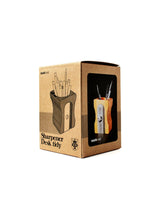 Giant pencil sharpener stationary organizer and pen pot/holder - perfect for organizing your desk at the office, in the classroom or at home. This smart and original product design keeps desks in prime working condition.

Made from extra-strong material: sustainable Rubber wood and silver stainless steel, it’s an elegant and classic design that is instantly recognizable.