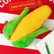 SUCK UK Plush Pouch - Sweetcorn

Plush corn on the cob shaped case with gold zip. Store your belongings in style by filling your corn full. Butter wouldn't melt!

Juicy, tasty, sweet and sour. And very cute. Stuff your stuff into something soft, and squishy. Delicious looking plush zip pouches look like foodie treats but instead of calories, they hold your everyday essentials. Perfect for pens, cables, cosmetics, or whatever bits and bobs you need to stash on the go. Soft-touch plush exterior. Secure zip cl