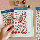 Cherry Rabbit Sailor Friends Sticker Sheet