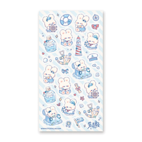 🐰⚓ Ahoy, matey! Set sail on a sweet seafaring adventure with these kawaii bunny sailors! Who knew nautical adventures could be this adorable? From lighthouse lookouts to treasure chest discoveries, these fluffy captains are ready to navigate the seas of cuteness!