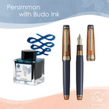 Sailor Professional Gear Slim Manyo 3 Fountain Pen and Ink Set " Persimmon" Limited Edition