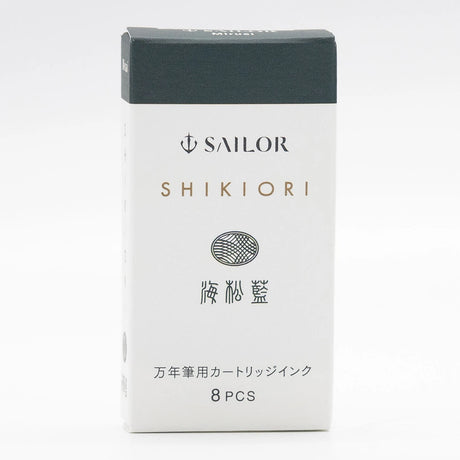 Your favorites Sailor Shikiori Inks now in cartridge form. These Sailor proprietary cartridges are compatible with all Sailor fountain pens.&nbsp;