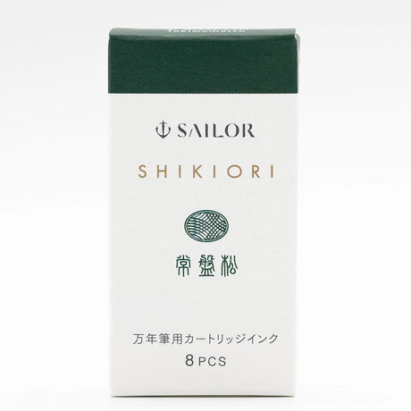 Your favorites Sailor Shikiori Inks now in cartridge form. These Sailor proprietary cartridges are compatible with all Sailor fountain pens.&nbsp;