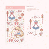 Cherry Rabbit Sailormoon #2 Sticker Sheet