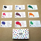iroful is a paper that showcases the talent of color, called iroful. Whether you write or draw, beautiful colors burst forth. It can clearly and vividly express the color and shade of ink in writing instruments such as fountain pens. You can enjoy writing that can only be expressed by hand.


From our fountain pen ink collection, you can freely apply your favorite ink as paint to the palette.

Weight: 75g/㎡
Dimensions: 55mm×91mm
Quantity: 100 sheets