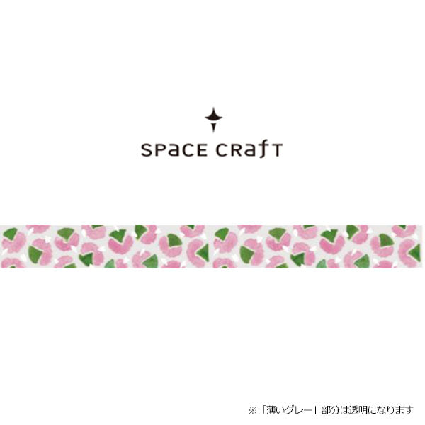 Cinta adhesiva transparente Sakura Mochi 