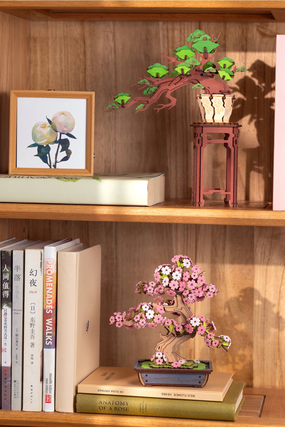 Bring the serene beauty of nature into your home with this captivating DIY 3D wooden puzzle kit, featuring a delicate cherry blossom bonsai tree. This enchanting puzzle lets you craft a stunning, intricate tree adorned with blooming cherry blossoms, all from precision-cut wooden pieces that fit together seamlessly. Perfect for displaying in your home or office, this elegant puzzle serves as a reminder of the peaceful beauty of cherry blossoms in bloom.