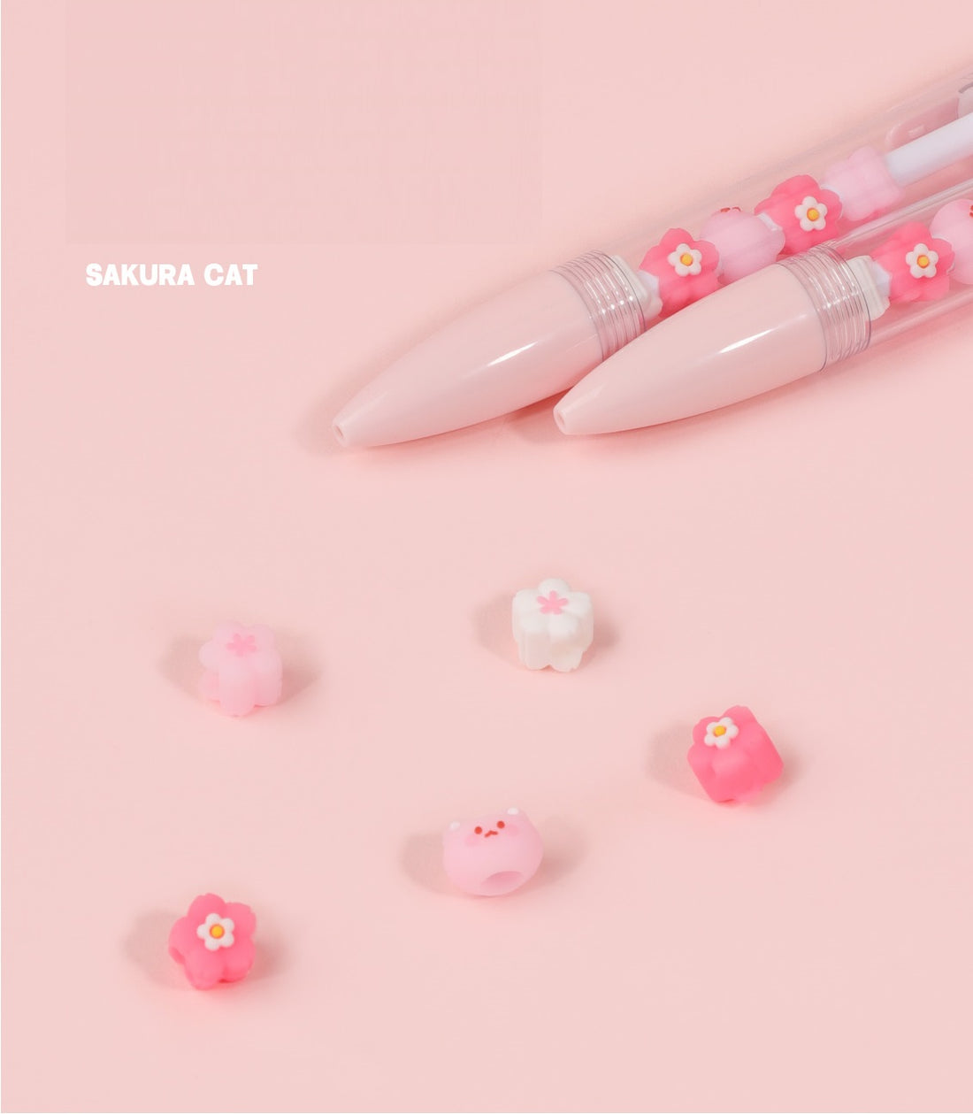 Sakura Cat Pile Gel Pen