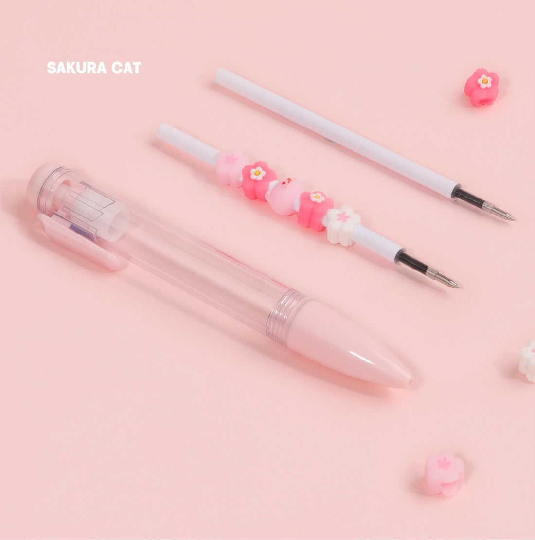 Sakura Cat Pile Gel Pen