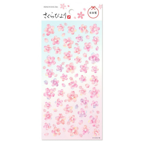 Celebrate spring with these Irodori cherry blossom sticker sheets! These sheets feature different sizes of cherry blossoms. An adorable addition to your sticker collection!

7in x 3.5in
Includes 1 sticker sheet