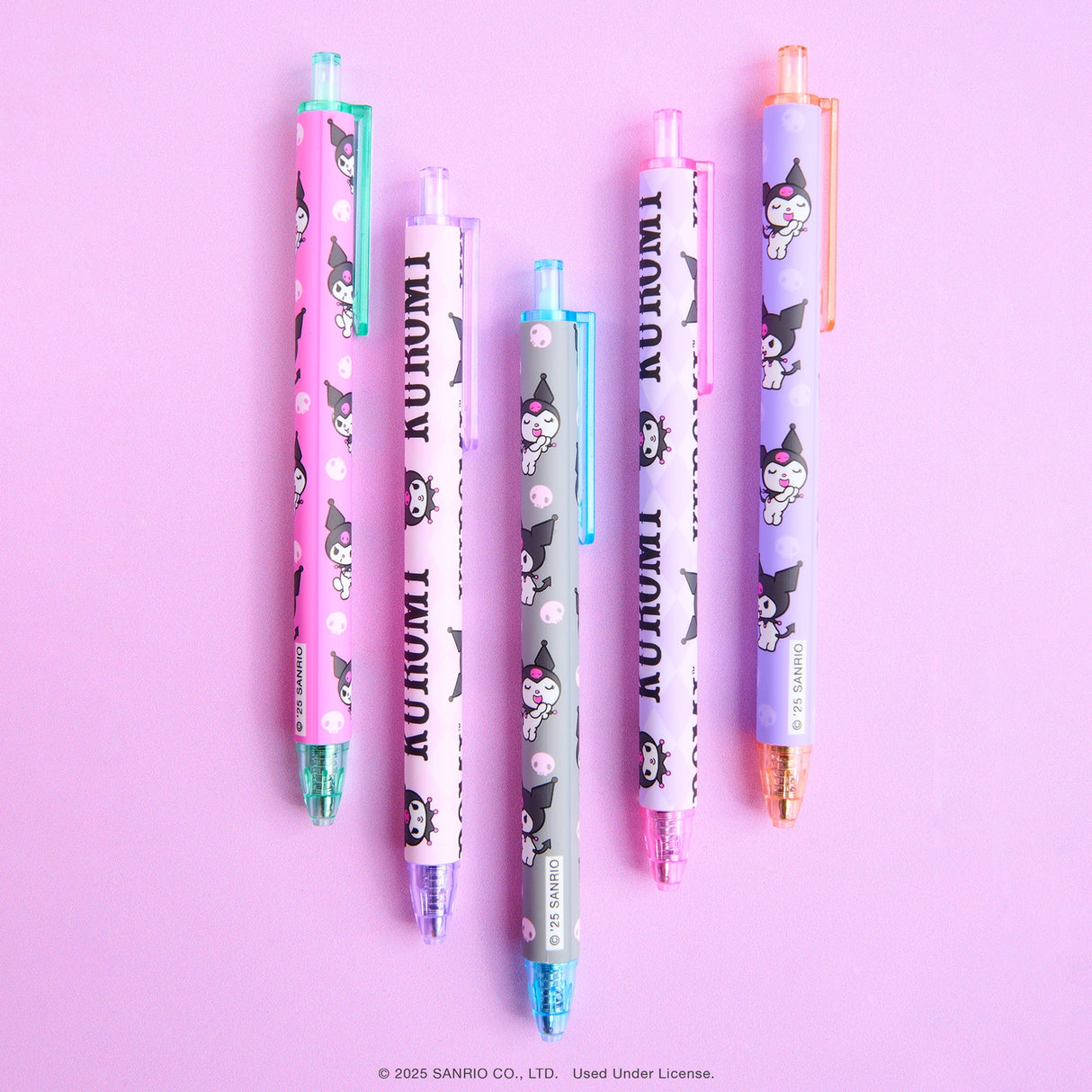 Sanrio Totally Kuromi™ Soft-Touch Gel Pen Set