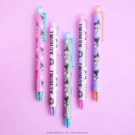 Sanrio Totally Kuromi™ Soft-Touch Gel Pen Set