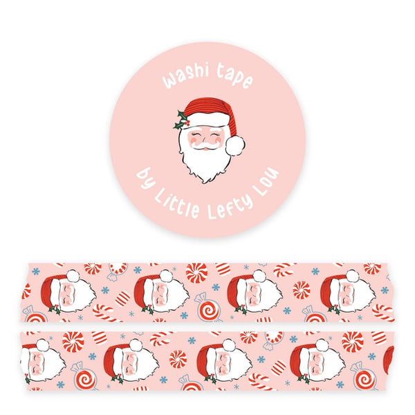 Santa with Candycanes Washi Tape