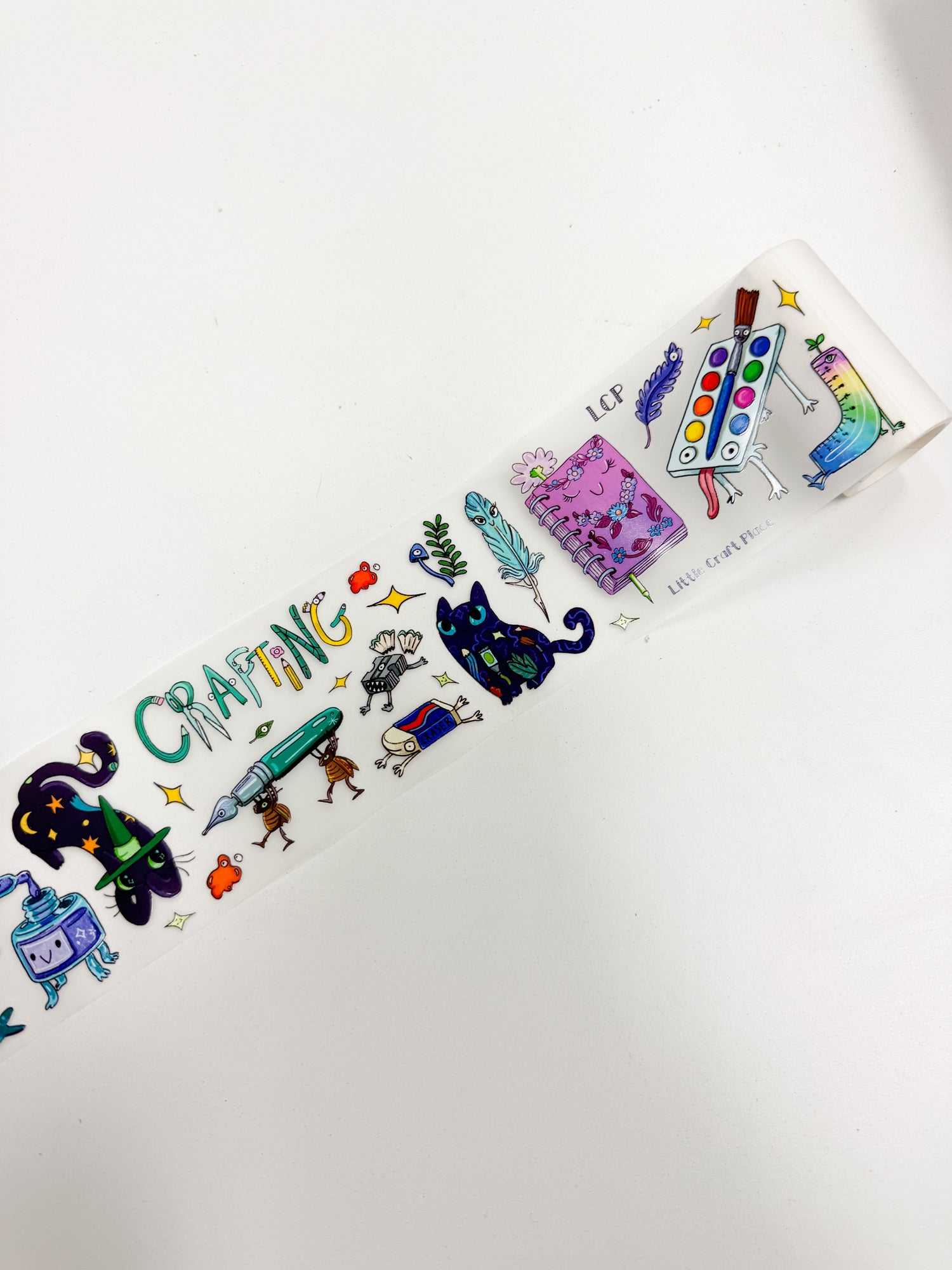 Sara Szewczyk x Little Craft Place Pre-cut PET Tape - Stationery Monsters