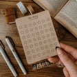 kraft sticker paper
3.25 x 4.25 inches&nbsp;
color may vary slightly from your monitor&nbsp;
made in-house and handled with cozy care

Includes one sticker sheet