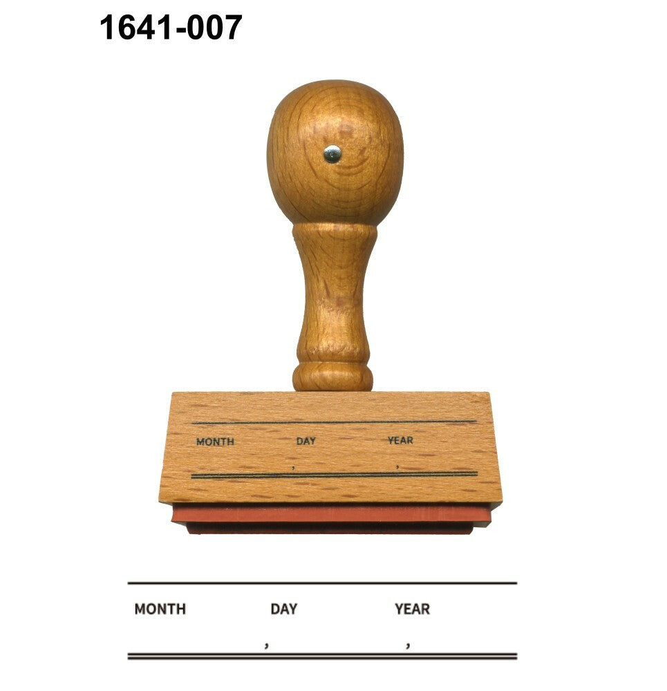 Schedule Rubber Stamp