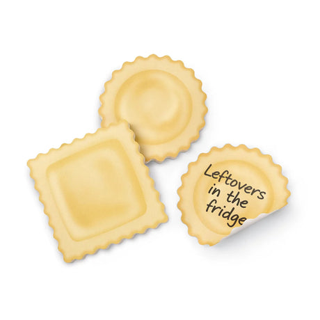 Pasta-bly the cutest sticky notes ever.

Stick a fork in your to-do list—Fred’s Scribbioli is served! These ravioli-shaped sticky notes are stuffed with charm and perfect for bite-sized reminders or saucy little love notes. Each set includes two pads with 75 sheets each and comes packed in a gift-ready backer card.