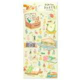 Secret Friend Sticker Sheet - Secret Picnic

These stickers depict the little people in their daily lives.
By using the large motif pieces and the dwarf pieces together,
you can enjoy decorating with a storyline!

• This package includes 1&nbsp;sheet of sticker
• Material: Transparent PET * Matte varnish
• Package measures approx. 8" x 3.5"
• Made in Japan