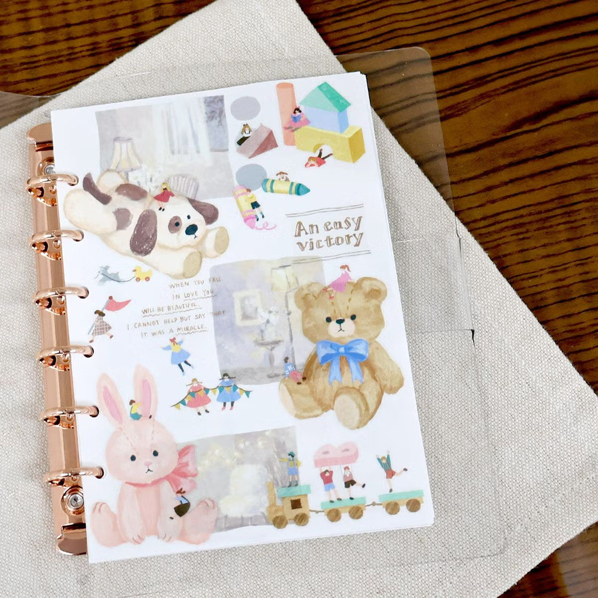 Secret Friend Sticker Sheet - Secret Toy Play

These stickers depict the little people in their daily lives.
By using the large motif pieces and the dwarf pieces together,
you can enjoy decorating with a storyline!

• This package includes 1&nbsp;sheet of sticker
• Material: Transparent PET * Matte varnish
• Package measures approx. 8" x 3.5"
• Made in Japan