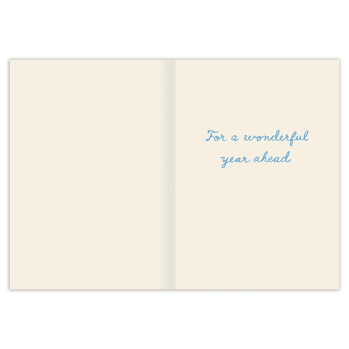 Inside verse: For a wonderful day and year ahead

• Gold foil details
• Illustrated by Emily Taylor
• Pre-priced
• Size: A6, 4.5" x 6.25"
• Paired with a Kraft envelope
• Printed in the USA on beautiful FSC-certified 10% post-consumer waste recycled paper.

About The Artist: Emily&nbsp;Taylor&nbsp;draws and daydreams from her studio in a tiny town north of Toronto, Canada. Her work is best known for its feel of modern nostalgia, its painterly linework and joyful colors.&nbsp;Emily&nbsp;is inspired most by w